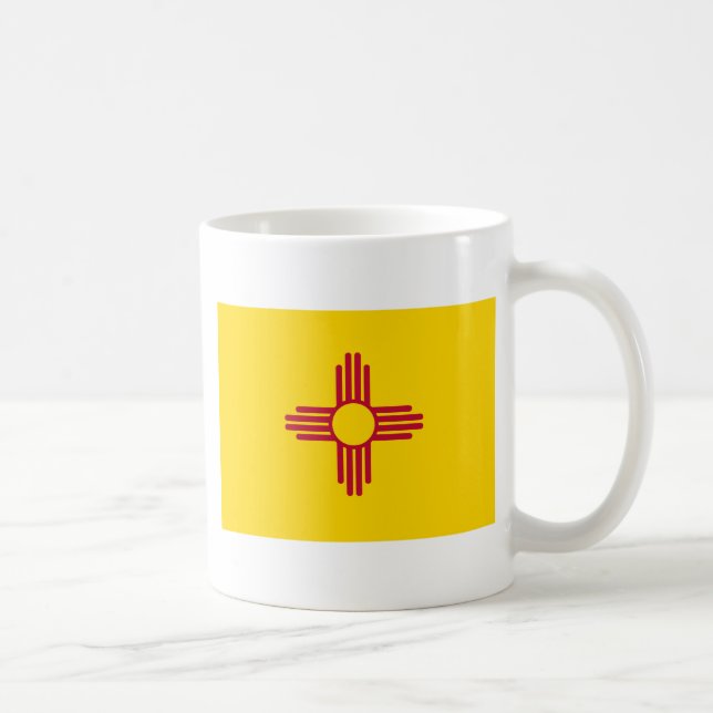 new mexico Statlig flagga Kaffemugg (Höger)