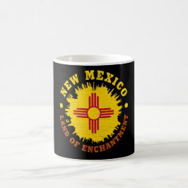 NEW MEXICO STATLIG FLAGGA KAFFEMUGG