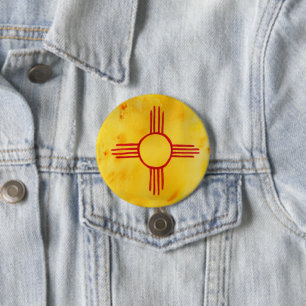 New mexico Statlig flagga Knapp