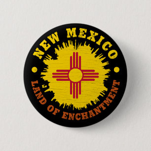 NEW MEXICO STATLIG FLAGGA KNAPP