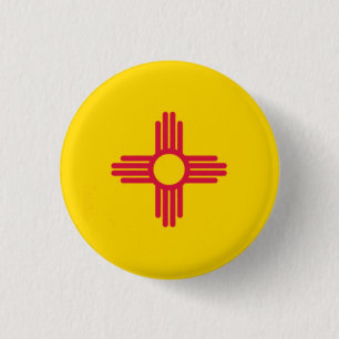 New mexico Statlig flagga Knapp
