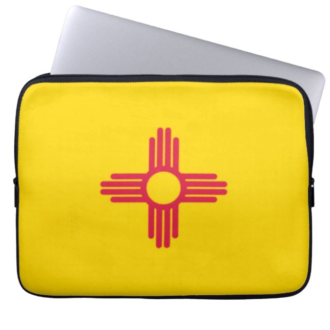 New mexico Statlig flagga Laptop Fodral (Framsidan)