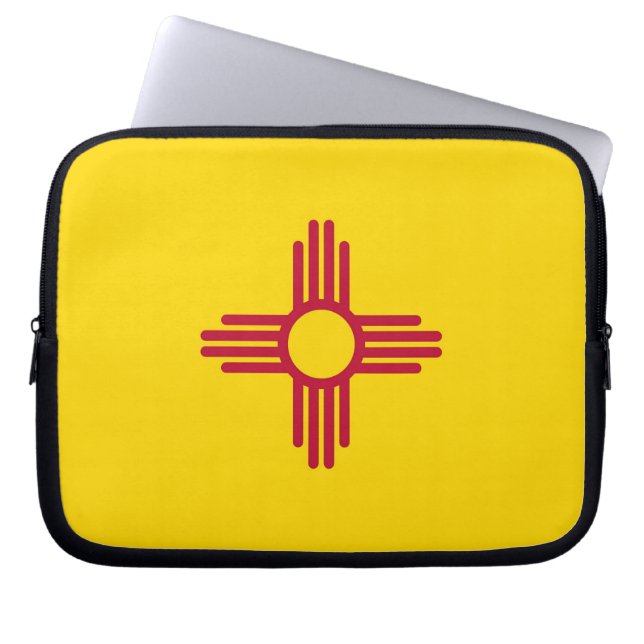 New mexico Statlig flagga Laptop sleeve (Framsidan)