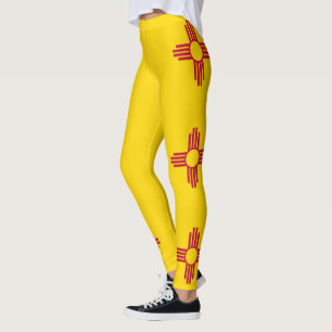 New mexico Statlig flagga Leggings