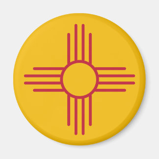 New mexico Statlig flagga Magnet