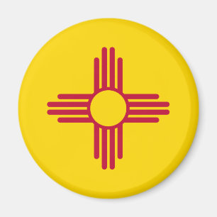 New mexico Statlig flagga Magnet