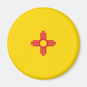 New mexico Statlig flagga Magnet