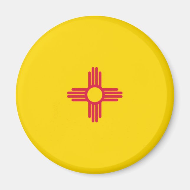 New mexico Statlig flagga Magnet (Framsidan)
