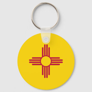 New mexico Statlig flagga Nyckelring