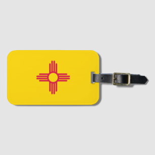 New mexico Statlig flagga-resgodssetikett Bagagebricka