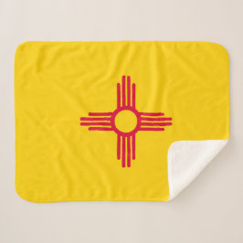 New mexico Statlig flagga Skriv ut Patriotic