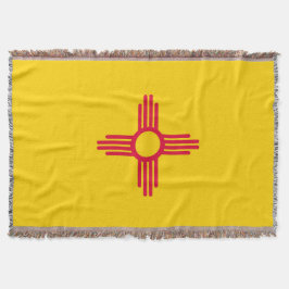 New mexico Statlig flagga Skriv ut Patriotic Filt