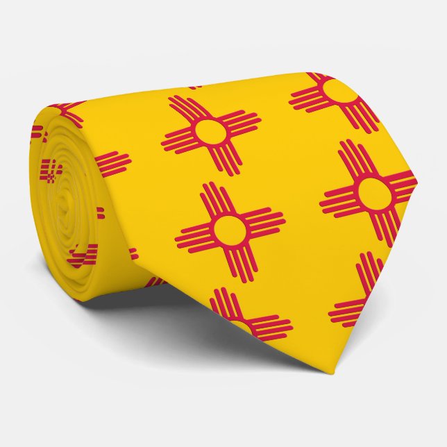 New mexico Statlig flagga Tie Slips (Rullad)