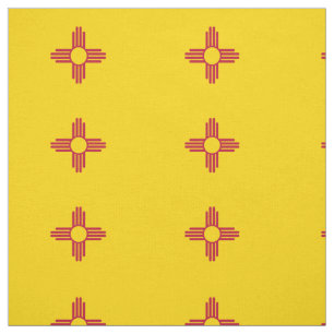 New mexico Statlig flagga Tyg