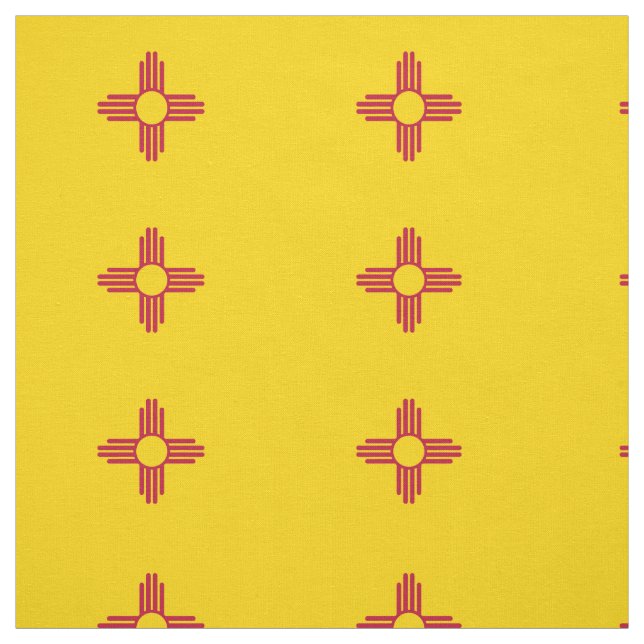 New mexico Statlig flagga Tyg (Provkarta)