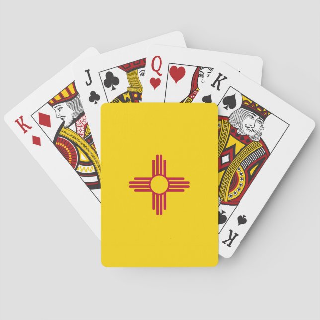 NEW MEXICO STATLIG FLAGGA USA CASINOKORT (Baksidan)
