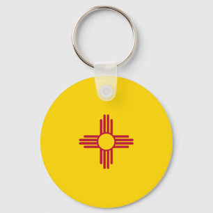 NEW MEXICO STATLIG FLAGGA USA NYCKELRING