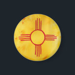 New mexico Statlig flagga Watercolor Magnet<br><div class="desc">Kolla in den här sötfärgsmålningen i New mexico Statlig flagga och titta efter den på matchande föremål som t.ex. skjortor,  klistermärken,  mugg,  kuddar och så vidare!</div>