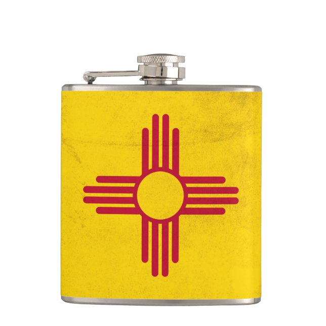 New mexico Statlig flagga-Zia Sol Fickplunta (Framsidan)