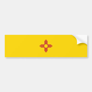 New Mexico statsflagga Bildekal