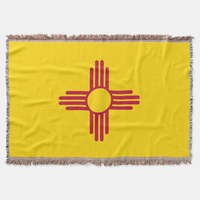 New Mexico Statsflagga Filt (Framsidan)