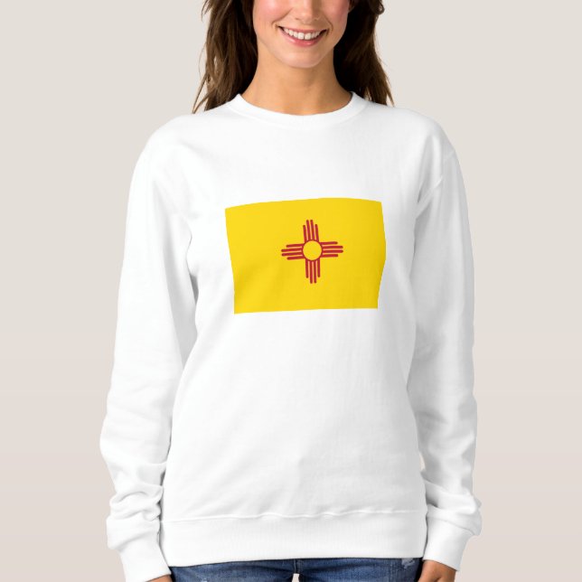 New Mexico statsflagga T Shirt (Framsida)