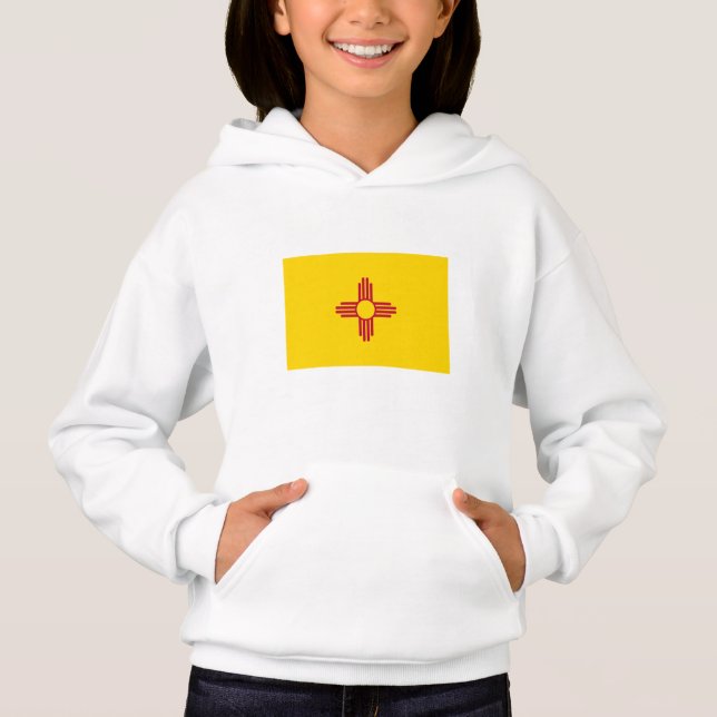 New Mexico statsflagga T Shirt (Framsida)