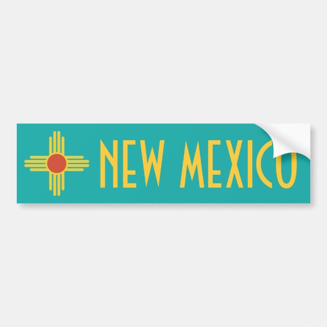 New mexico stötfångare bildekal (Framsidan)