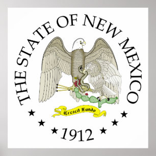 New mexico-tecken poster