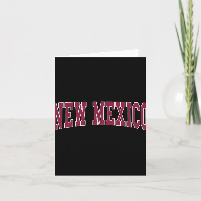 New Mexico - Throwback Design - Clic  Kort (Framsida)