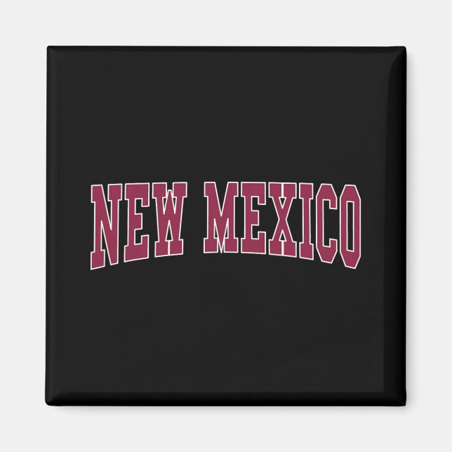 New Mexico - Throwback Design - Clic  Magnet (Framsidan)