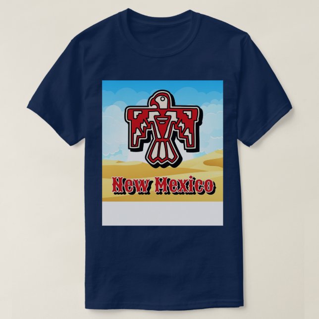 New mexico Thunderbird T Shirt (Design framsida)
