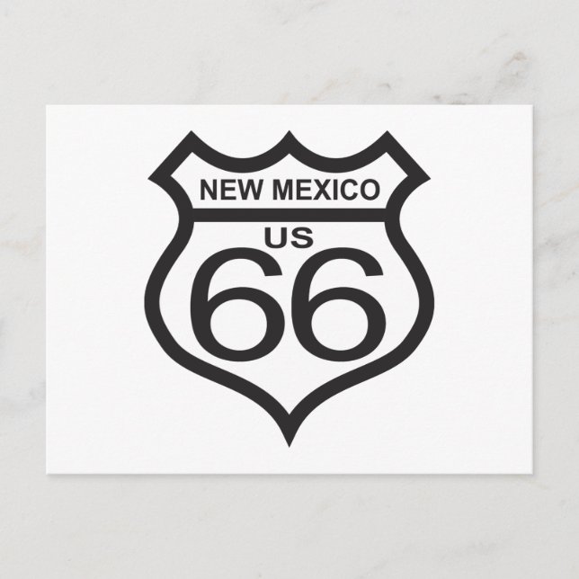 new mexico US Route 66 Vykort (Framsida)