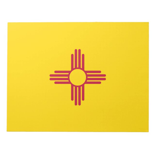 New mexico (USA:s delstat) Flagga Anteckningsblock (Framsida)