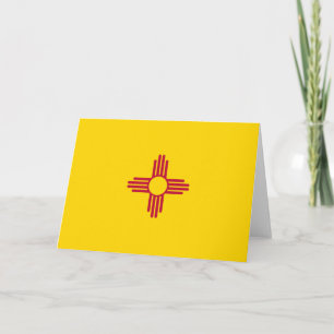 New mexico (USA:s delstat) Flagga Kort
