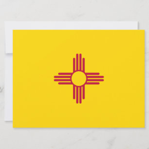 New mexico (USA:s delstat) Flagga Kort