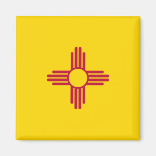 New mexico (USA:s delstat) Flagga Magnet