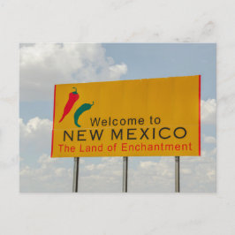 New mexico Välkomstskylt - Land Enchantment Vykort
