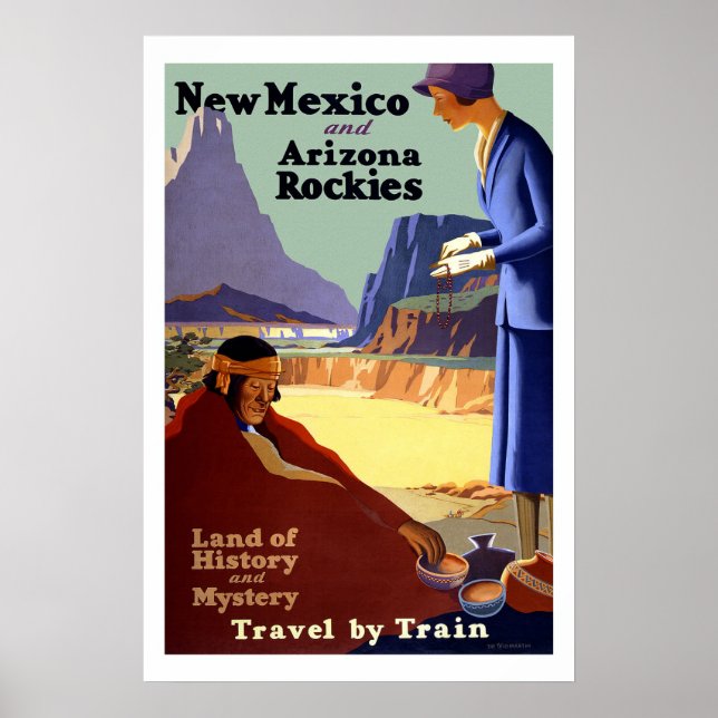 New mexico Vintage resor Poster (Framsidan)