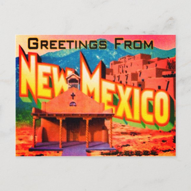 New Mexico Vykort (Framsida)