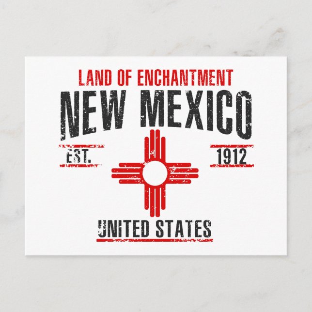 new mexico vykort (Framsida)