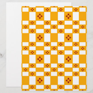 New mexico Zia Gult Red White Squares