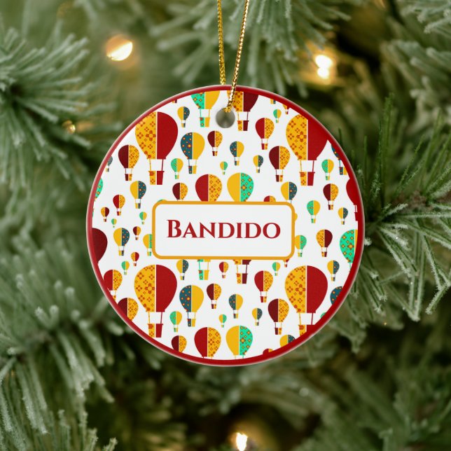 New mexico Zia Luftballonger Julgransprydnad Keramik (Träd)