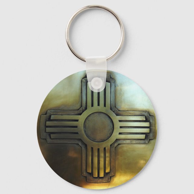 New mexico Zia Nyckelring (Framsida)