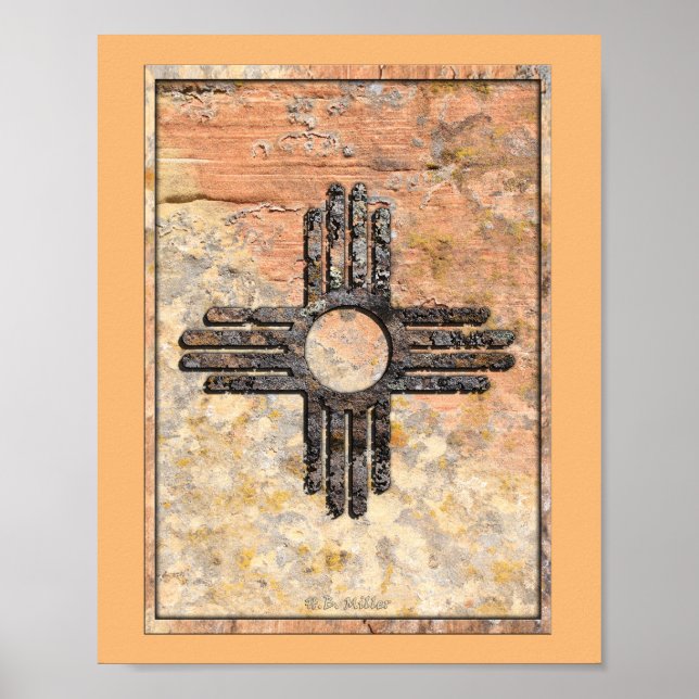 New mexico Zia Sol Symbol Poster (Framsidan)