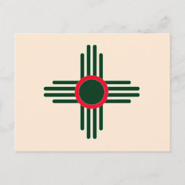 New Mexico Zia Sun jul  Inbjudan Vykort