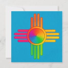 New Mexico Zia Sun Neon  Inbjudningar