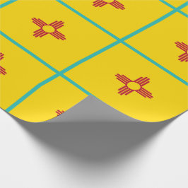 New Mexico Zia-symbolflagga Presentpapper