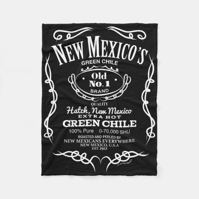 New Mexico's Old No. 1 Hatch Green Chile Novelty D Fleecefilt (Framsidan)