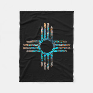 New Mexicos Zia solsymbol Fleecefilt